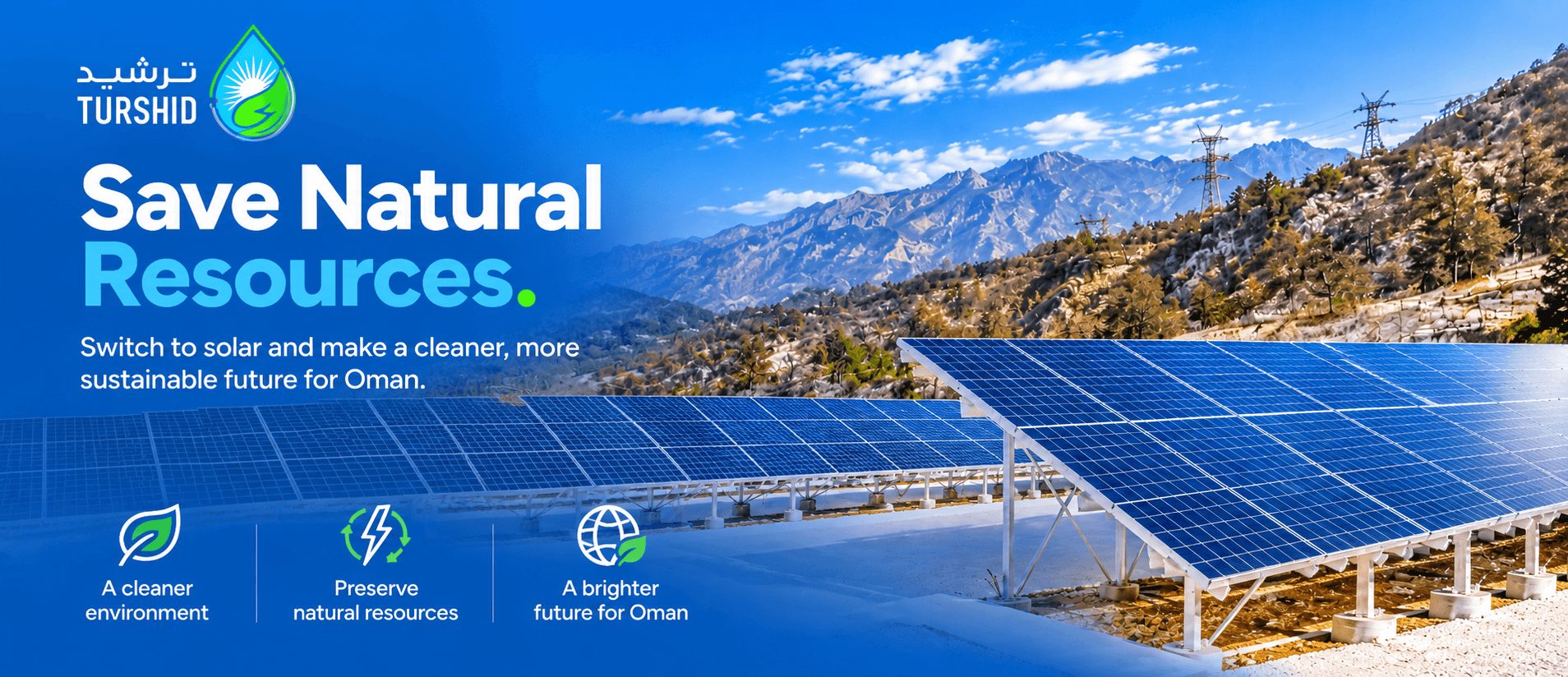 Save natural resources: switch to solar for a cleaner, more sustainable future for Oman